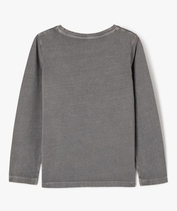 Tee-shirt manches longues imprimé à strass fille vue4 - GEMO (ENFANT) - GEMO