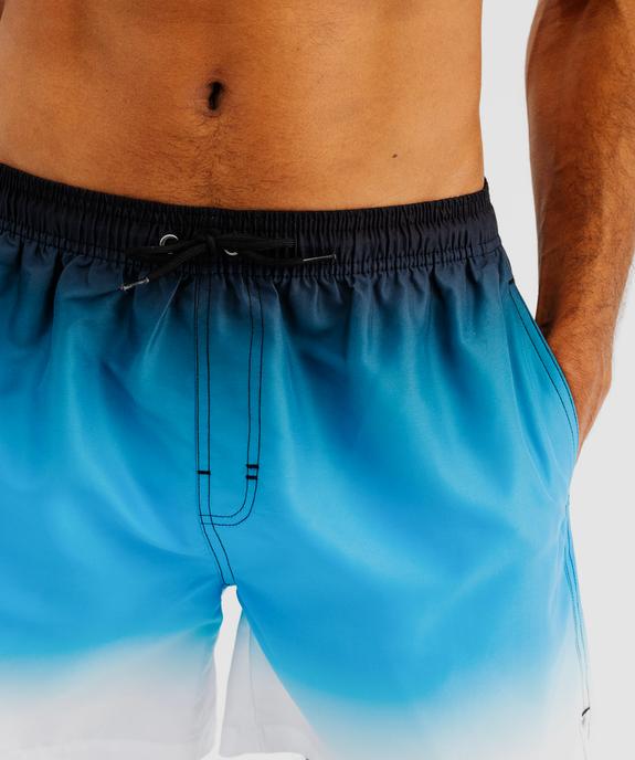 Short de bain dégradé de couleurs homme vue4 - GEMO (PLAGE) - GEMO