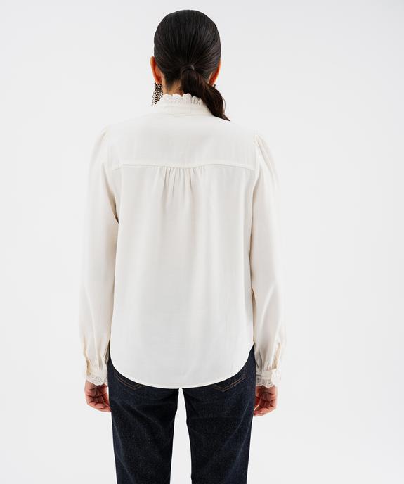 Chemise fluide col montant femme vue4 - GEMO(FEMME PAP) - GEMO