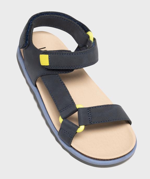 Sandales à scratch unies garçon - 5 Miles vue5 - 5 MILES - GEMO