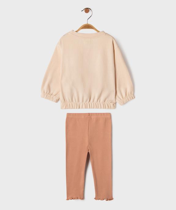 Ensemble 2 pièces bébé fille - Bambi vue4 - BAMBI - GEMO