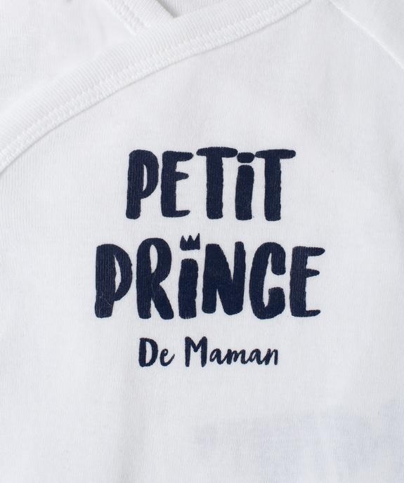 Body bébé à manches courtes fermeture croisée (lot de 5) vue3 - GEMO 4G BEBE - GEMO