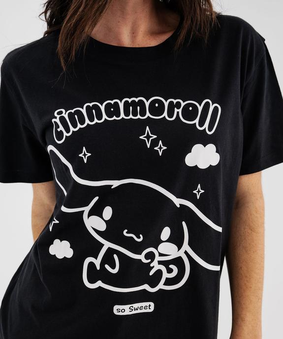 Tee-shirt manches courtes avec motif XXL femme - Cinnamoroll vue2 - HELLO KITTY - GEMO