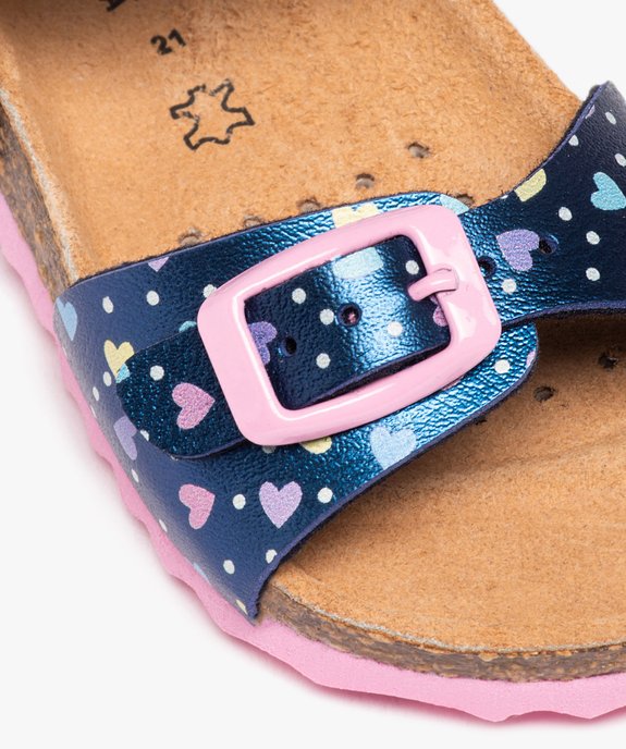 Sandales bébé fille à brides irisées avec motifs - Geox vue6 - GEOX - GEMO