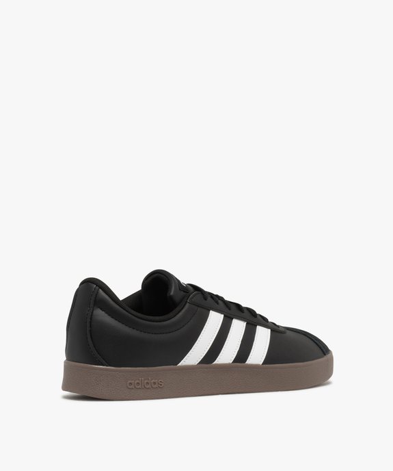 Baskets à lacets VL Court base homme - Adidas vue4 - ADIDAS - GEMO