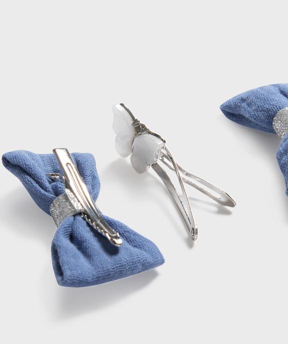 Barrettes cheveux papillons fille (lot de 4) vue2 - GEMO (ACCESS) - GEMO
