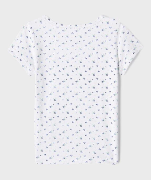 Tee-shirt lingerie à manches courtes fille (lot de 2) - LuluCastagnette vue3 - LULU CASTAGNETTE GEMO FOR GOOD - GEMO