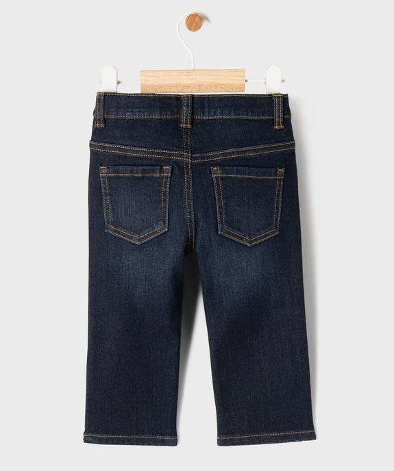 Jean straight bébé garçon vue3 - GEMO 4G BEBE - GEMO