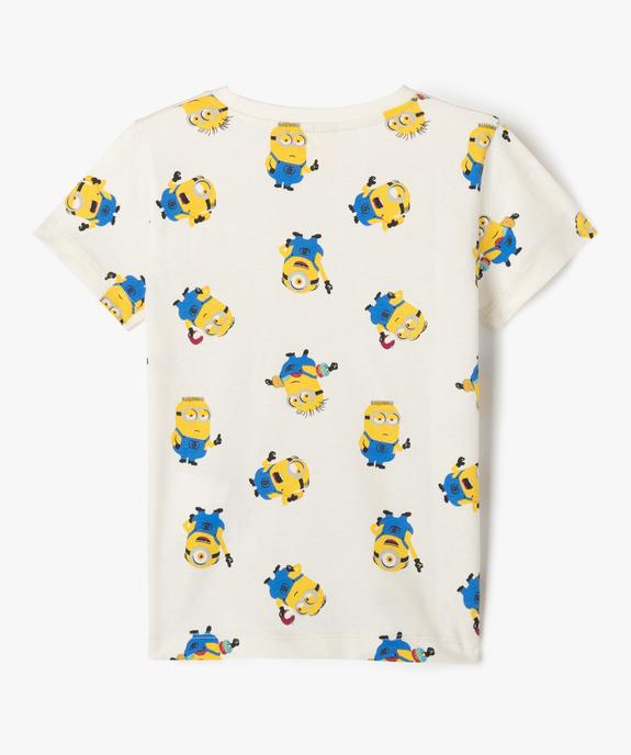 Tee-shirt manches courtes à motifs garçon - Les minions vue3 - MINIONS - GEMO
