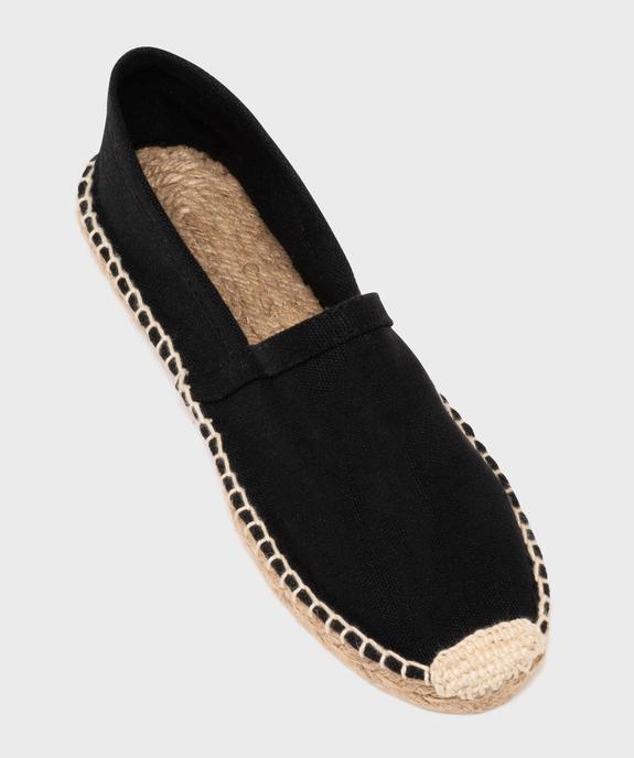 Espadrilles classiques en coton et corde femme vue5 - GEMO (PLAGE) - GEMO