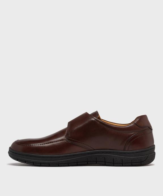 Derbies à scratch en cuir homme - Pierre Cardin vue3 - PIERRE CARDIN CONFORT - GEMO