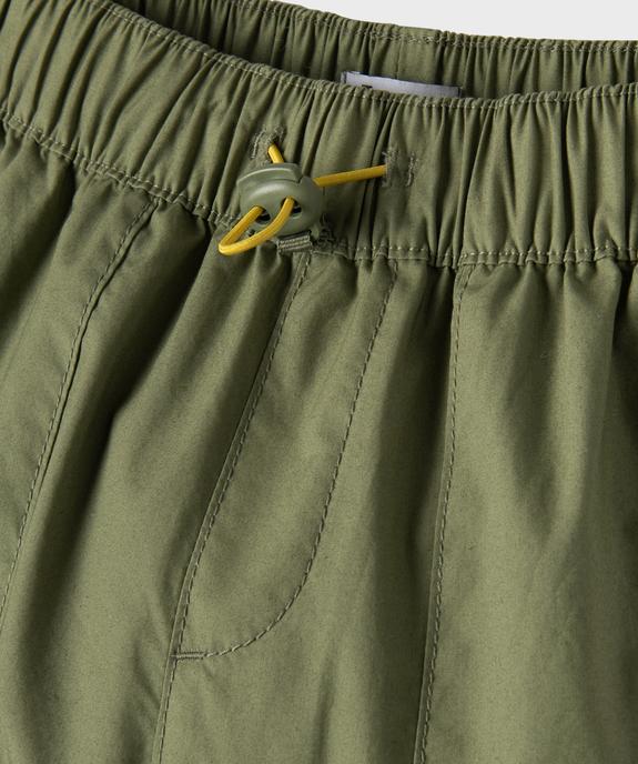 Pantalon transformable en short avec taille élastique garçon vue3 - GEMO 4G GARCON - GEMO