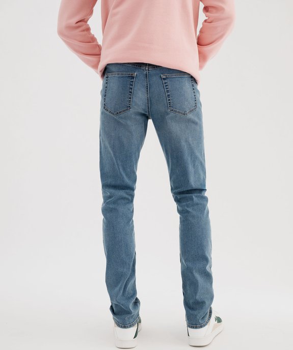 Jean regular en denim stretch homme vue7 - GEMO 4G HOMME - GEMO