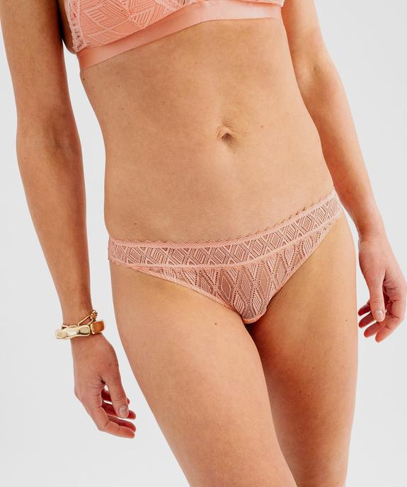 String en dentelle femme vue2 - GEMO(HOMWR FEM) - GEMO