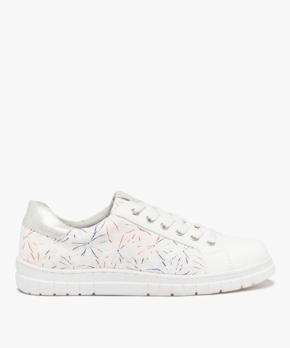 Baskets femme confort à motifs brillants - Softrelax vue1 - SOFTRELAX - GEMO