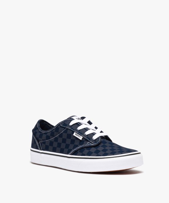 Baskets garçon en toile à motif damier - Vans vue2 - VANS - GEMO