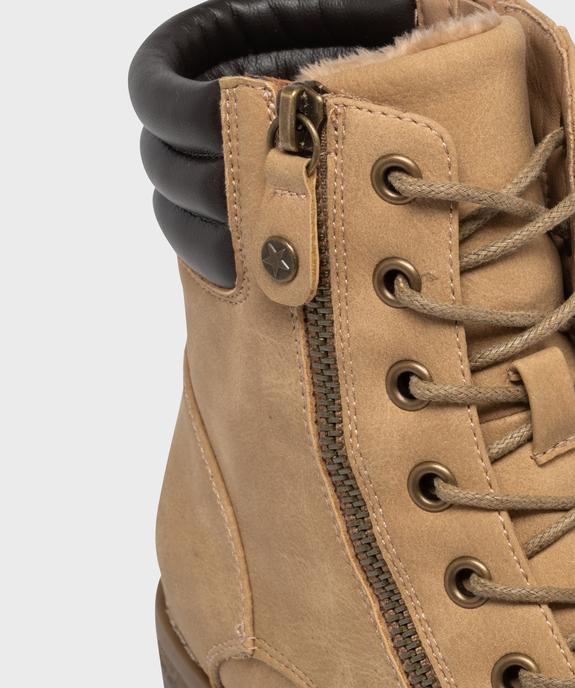 Boots casual à talon et semelle crantée femme - VALENTINA BALDA Boots casual à talon et semelle crantée femme vue7 - VALENTINA BALDA - GEMO