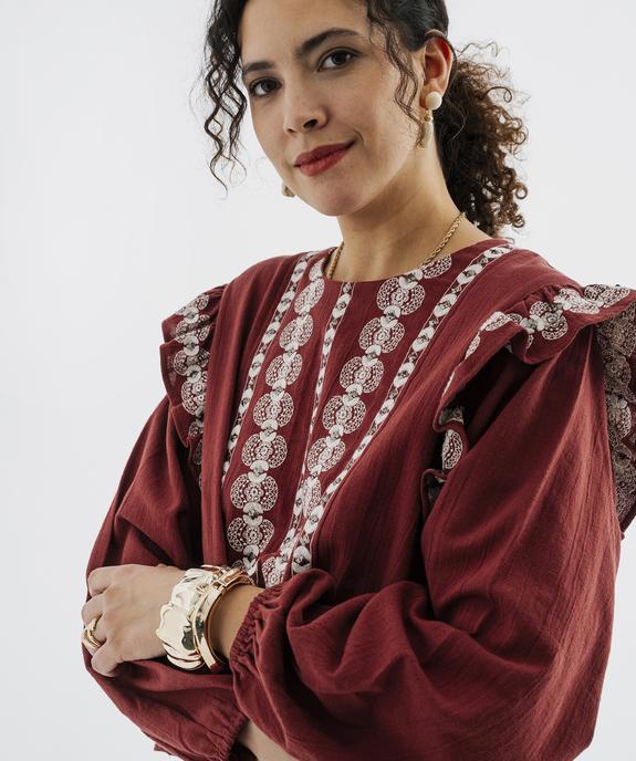 Jupe short scintillante aspect tweed femme vue3 - GEMO(FEMME PAP) - GEMO