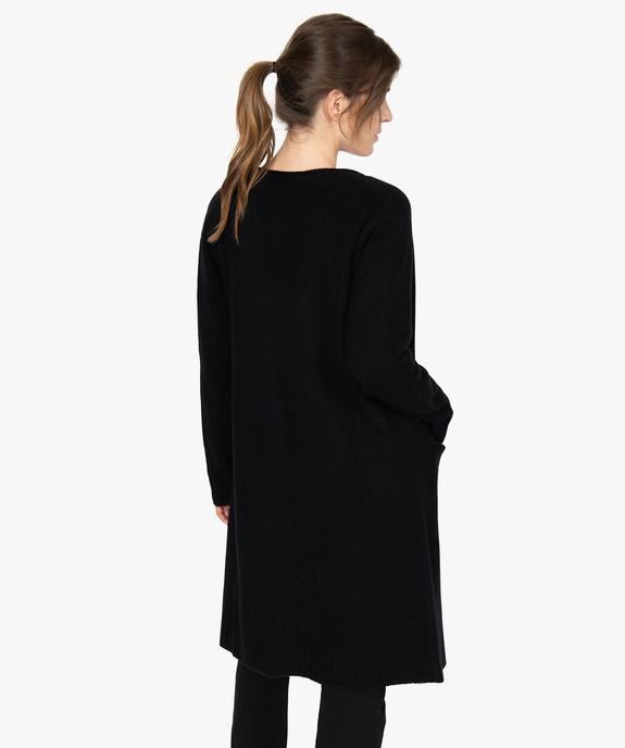 Gilet femme longueur genou à porter ouvert vue3 - GEMO(FEMME PAP) - GEMO