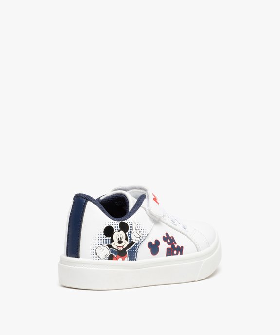 Baskets bébé garçon à lacets et scratch – Mickey vue5 - MICKEY - GEMO