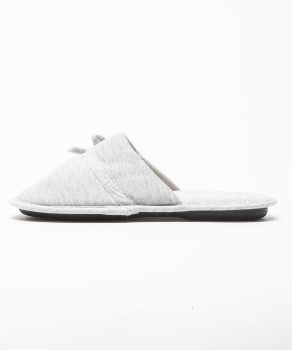 Mules en jersey motif étoiles vue3 - GEMO(HOMWR FEM) - GEMO