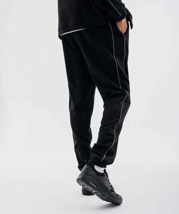 Pantalon de jogging avec liserés réfléchissants homme vue3 - GEMO (HOMME) - GEMO
