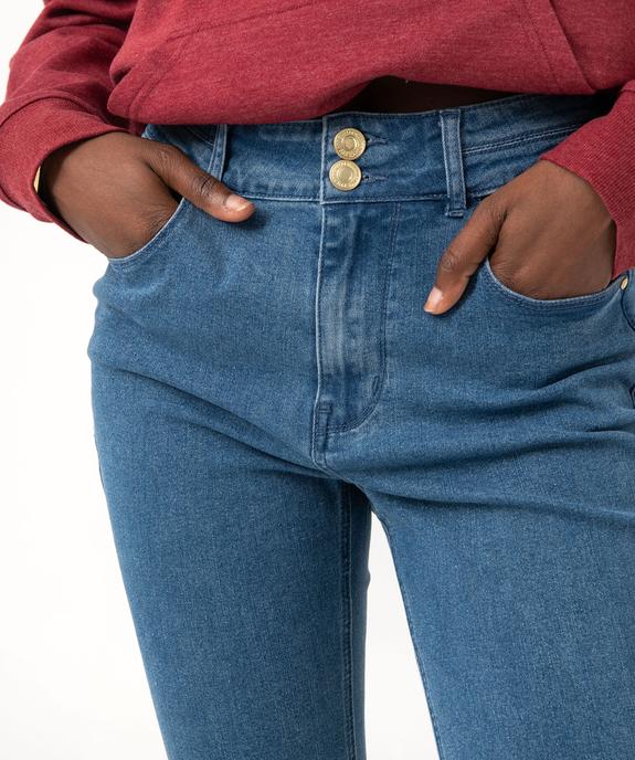 Jean Bootcut taille haute effet push-up femme vue2 - GEMO 4G FEMME - GEMO