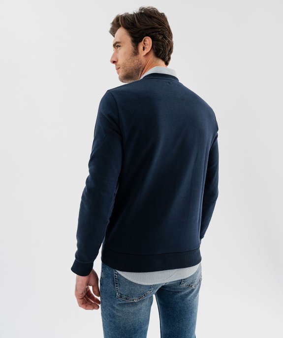 Sweat avec intérieur molletonné homme vue8 - GEMO 4G HOMME - GEMO