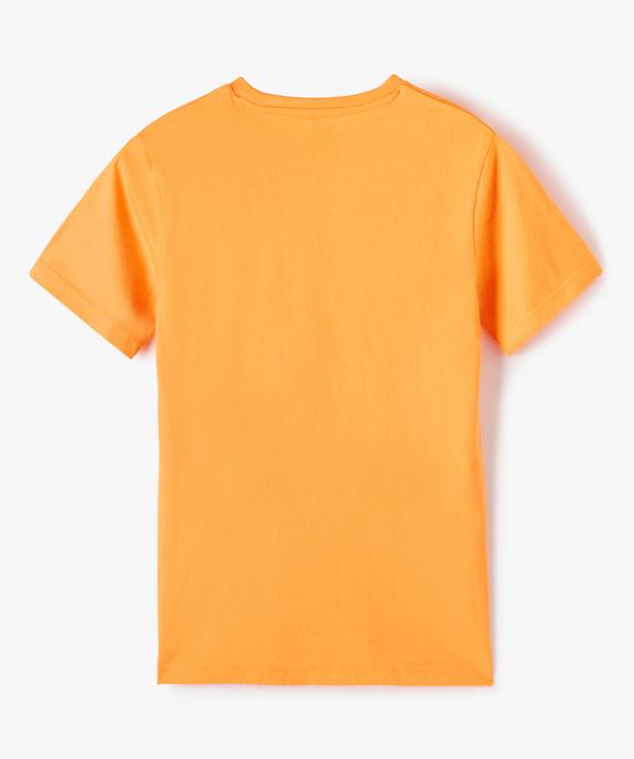Tee-shirt garçon à manches courtes imprimé look surf vintage vue3 - GEMO 4G GARCON - GEMO