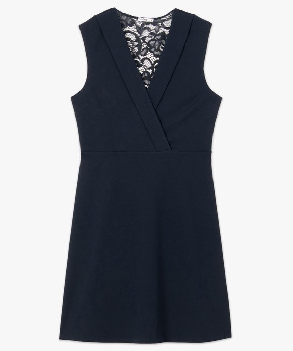 Robe femme sans manches avec dos dentelle vue4 - GEMO(FEMME PAP) - GEMO
