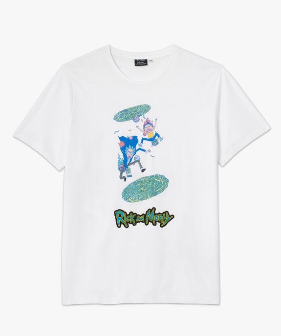 Tee-shirt homme à manches courtes imprimé - Rick & Morty vue1 - RICK ET MORTY - GEMO