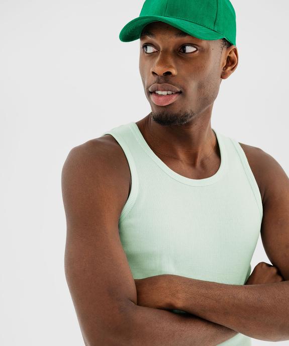 Débardeur en maille côtelée homme vue3 - GEMO 4G HOMME - GEMO