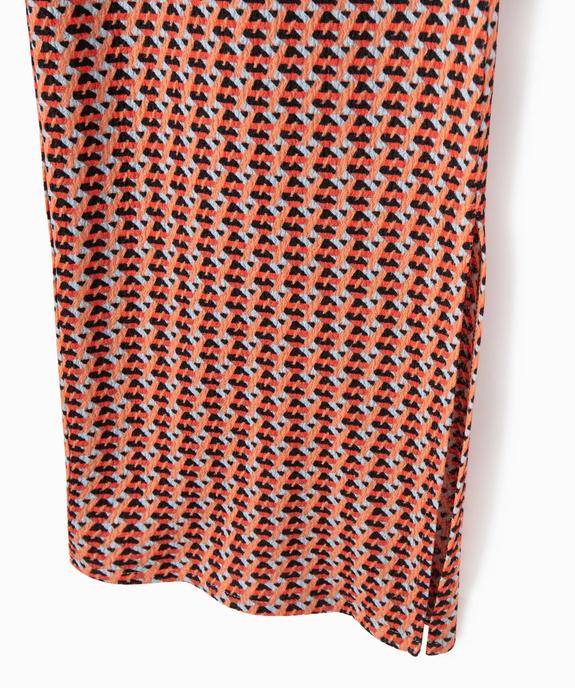 Pantalon fille en maille fluide texturée vue3 - GEMO (JUNIOR) - GEMO