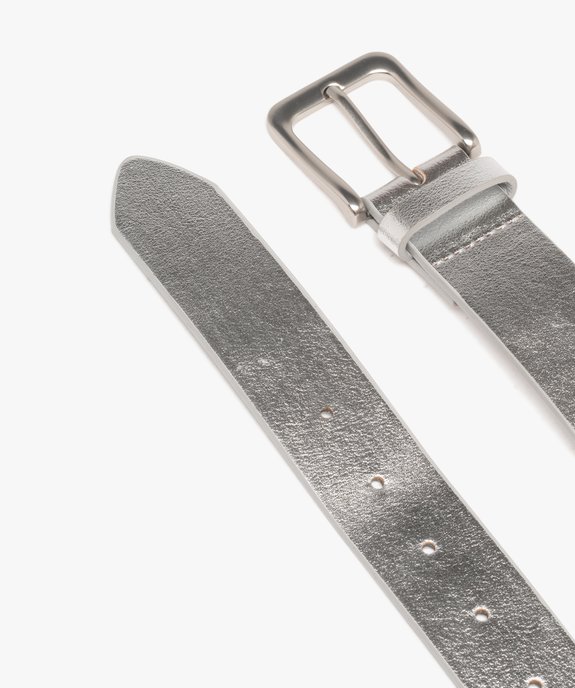 Ceinture large métallisée femme vue2 - GEMO (ACCESS) - GEMO