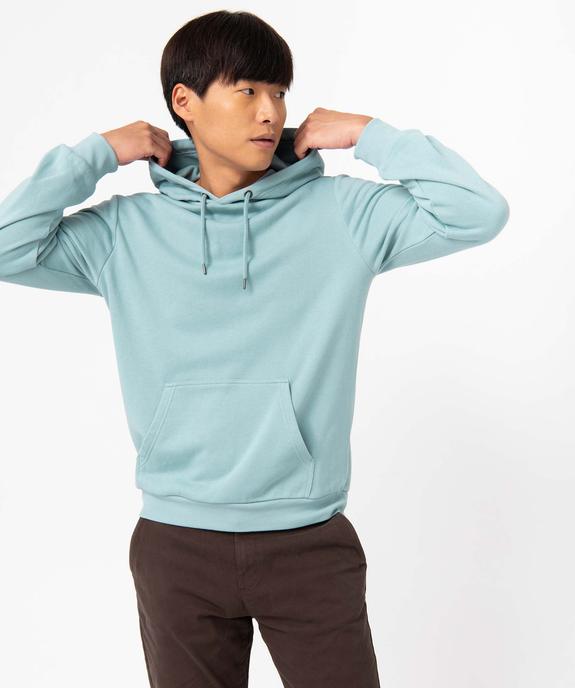 Sweat à capuche non molletonné homme vue2 - GEMO (HOMME) - GEMO