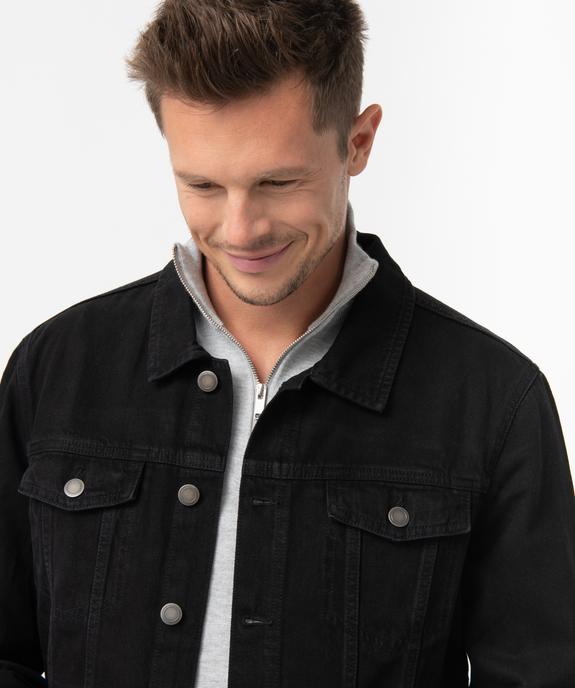 Veste en jean homme coupe droite vue2 - GEMO 4G HOMME - GEMO