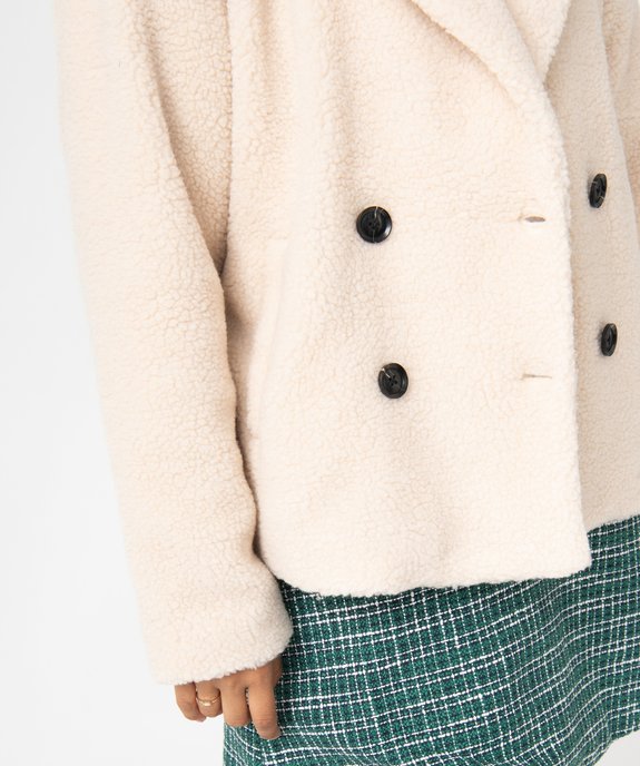 Veste femme en fourrure imitation vue2 - GEMO(FEMME PAP) - GEMO