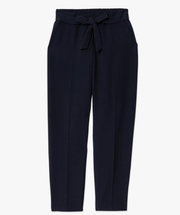 Pantalon de costume en toile fluide femme vue4 - GEMO(FEMME PAP) - GEMO