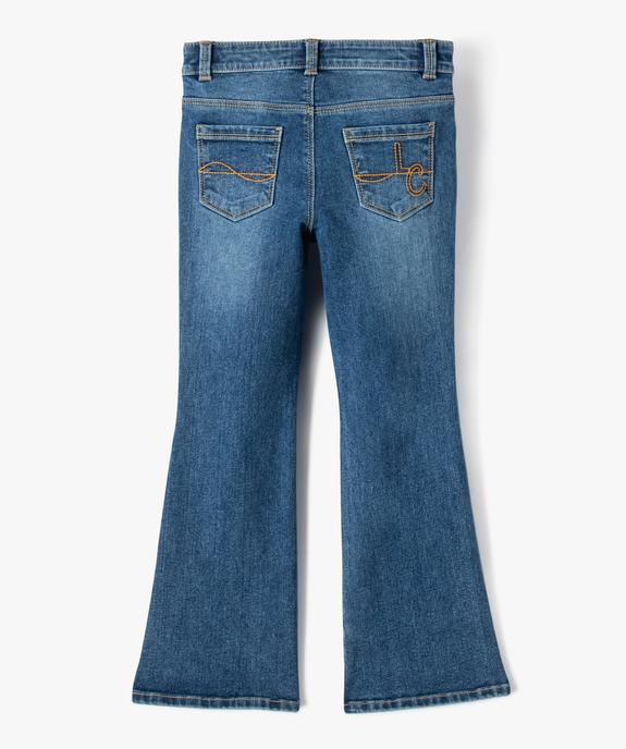 Jean coupe bootcut fille - LuluCastagnette vue3 - LULUCASTAGNETTE - GEMO