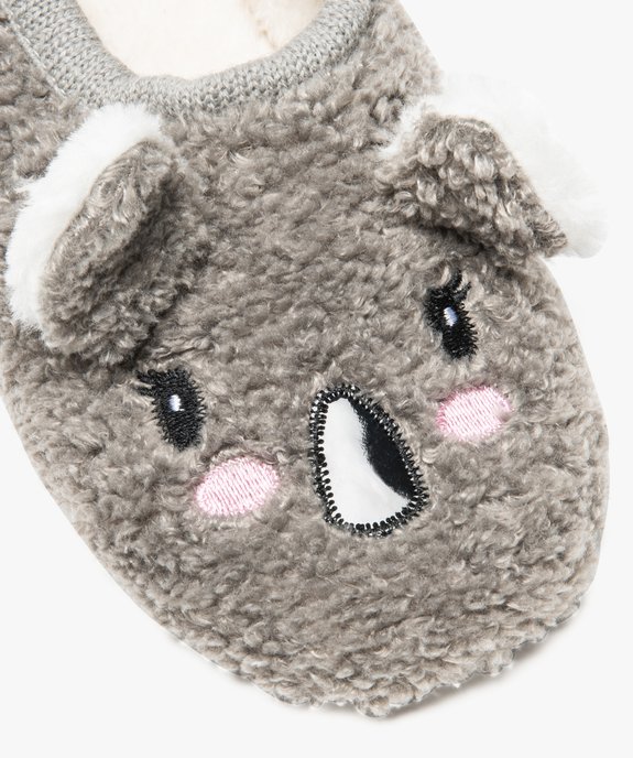 Chaussons animal avec oreilles en relief vue6 - GEMO(HOMWR FEM) - GEMO