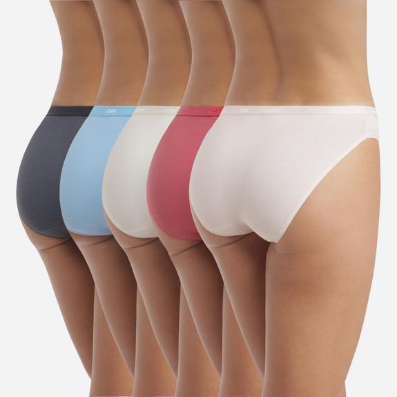 Culottes en coton stretch femme (lot de 5) - Les Pockets Eco DIM vue3 - DIM - GEMO