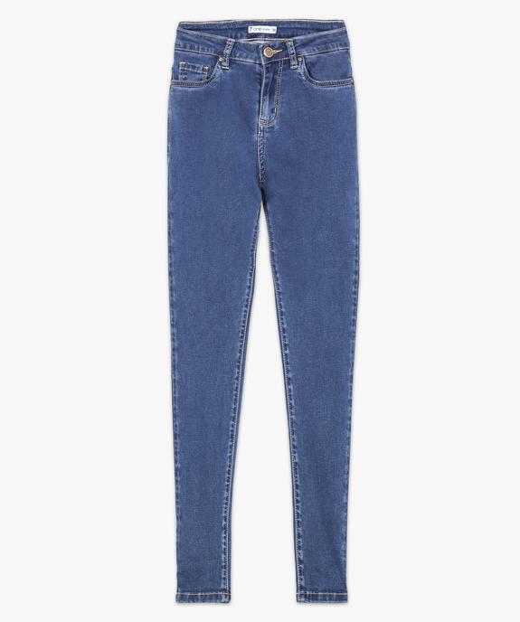 Jean skinny stretch taille haute en Tencel vue4 - FOLLOW ME - GEMO