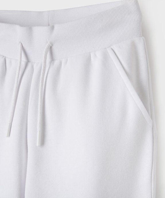 Pantalon de jogging avec intérieur molletonné fille vue2 - GEMO 4G FILLE - GEMO