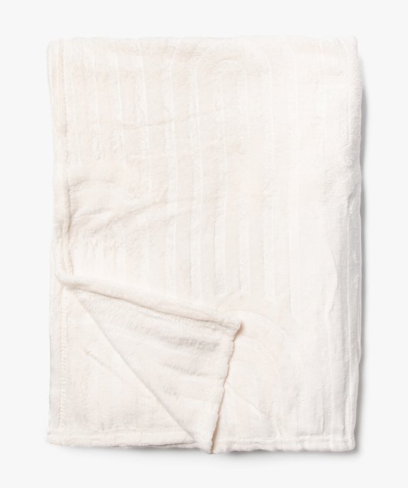 Plaid en velours 130x170 cm vue1 - GEMO (ACCESS) - GEMO