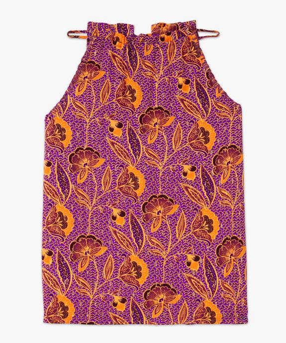 Blouse sans manches fluide à motifs dorés femme vue4 - GEMO(FEMME PAP) - GEMO