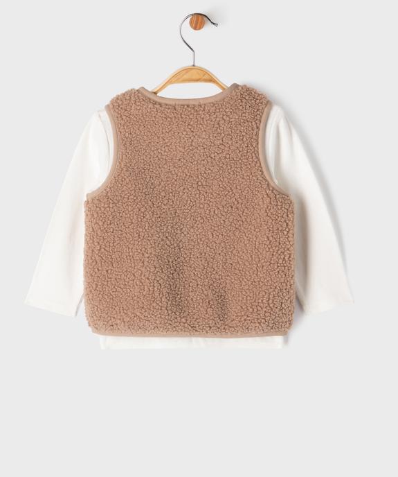 Ensemble 2 pièces tee-shirt + gilet bébé garçon - LuluCastagnette vue6 - LULUCASTAGNETTE - GEMO