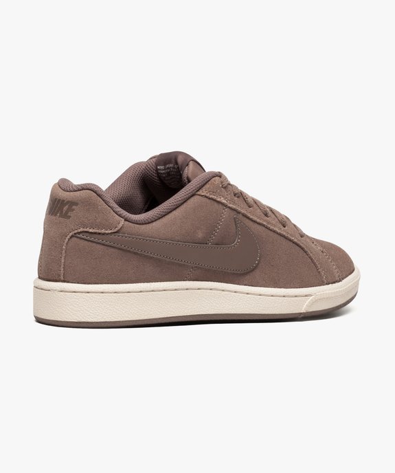 Basket basse en cuir suédé - Nike Court Royale Suede vue4 - NIKE - GEMO
