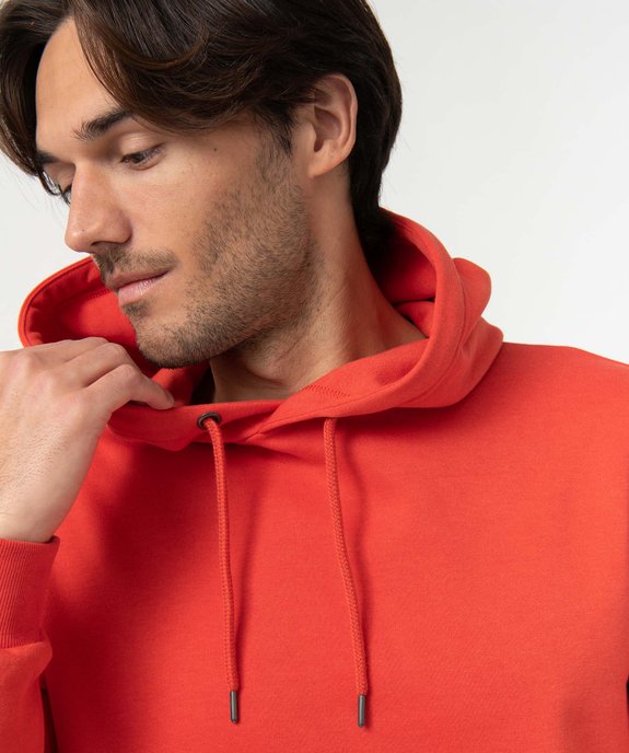 Sweat à capuche intérieur molletonné homme vue5 - GEMO 4G HOMME - GEMO