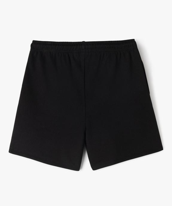 Bermuda de sport en maille intérieur bouclette fille vue3 - GEMO 4G FILLE - GEMO