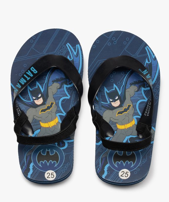 Tongs garçon à bride élastiquée - Batman vue1 - BATMAN - GEMO